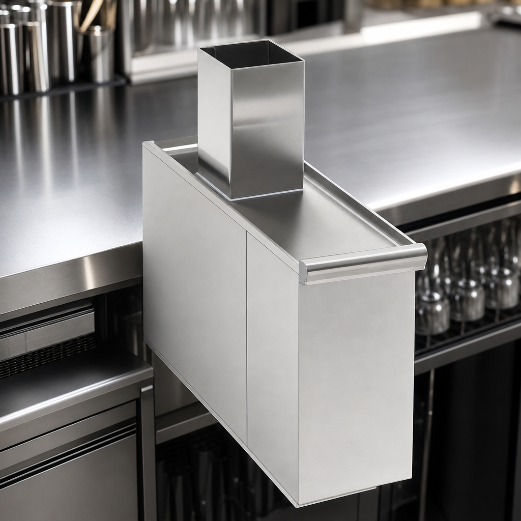 18-Gauge 304 Stainless Steel Construction