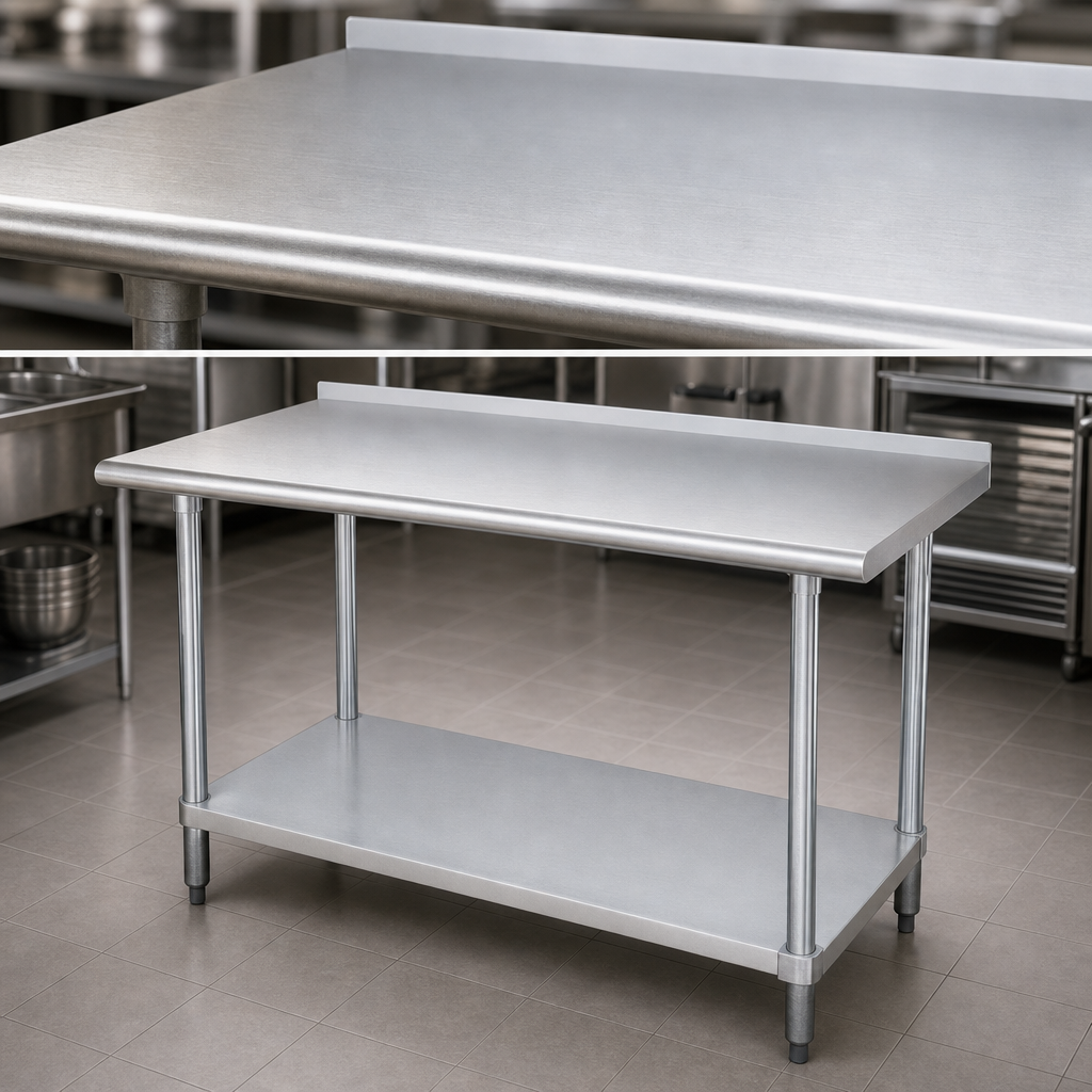 16 Gauge 304 Stainless Steel Top