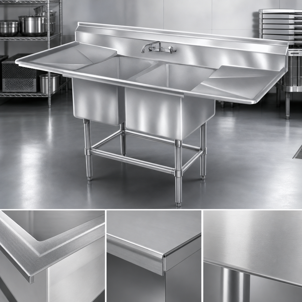14-Gauge Stainless Steel Construction