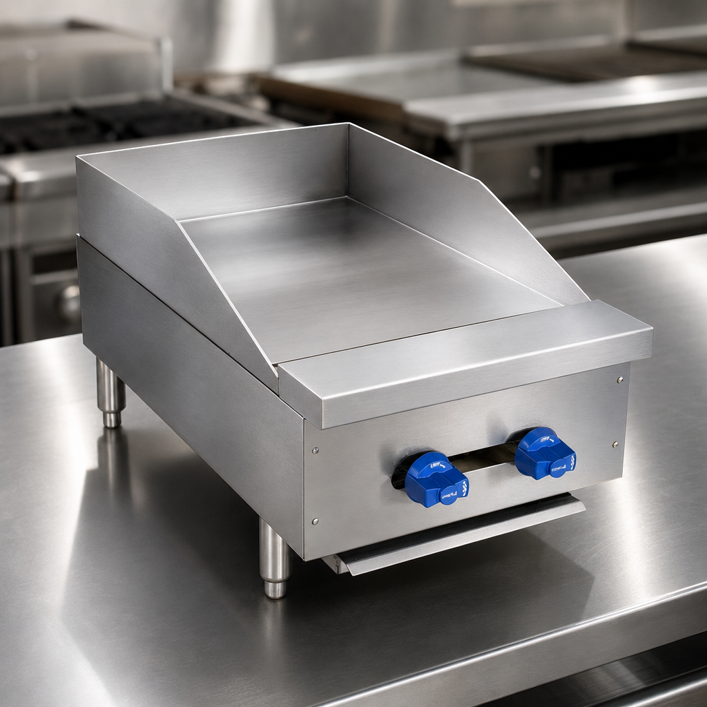 Polished Steel Griddle Plate