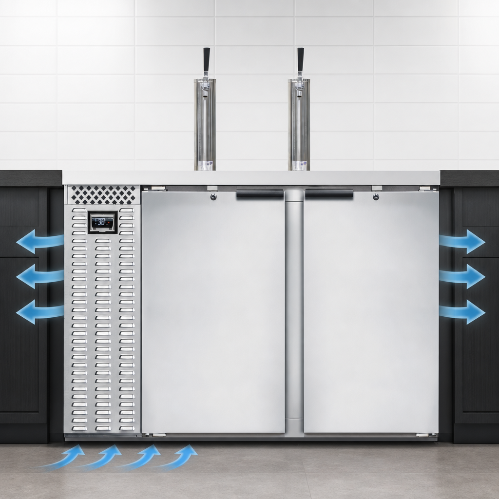 Front Breathing Refrigeration System