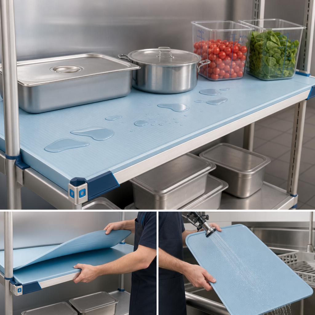 Solid One-Piece Shelf Mat