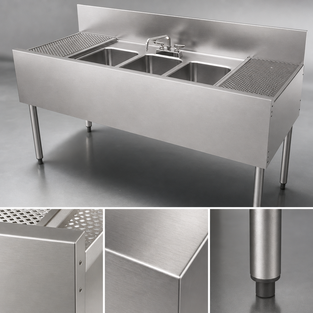 18-Gauge Stainless Steel Construction