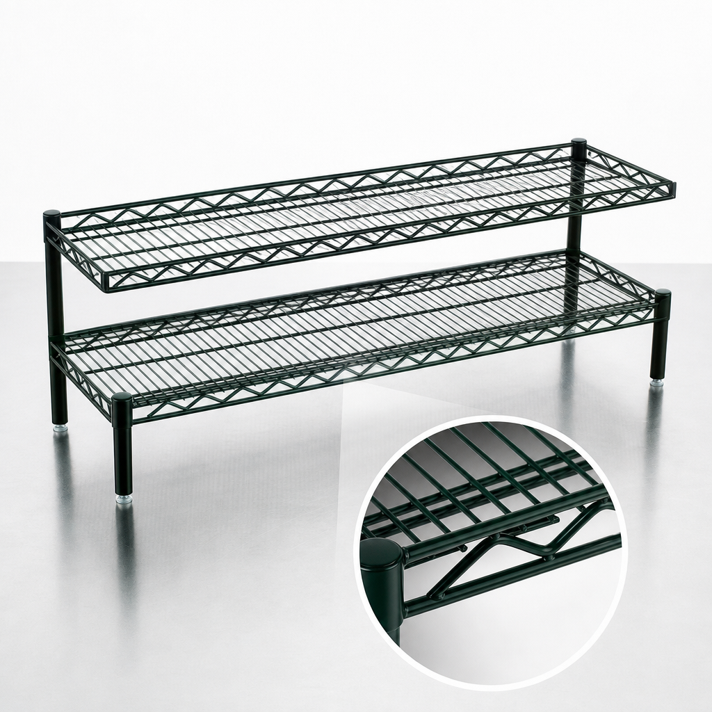 Patented QuadTruss Bottom Shelf