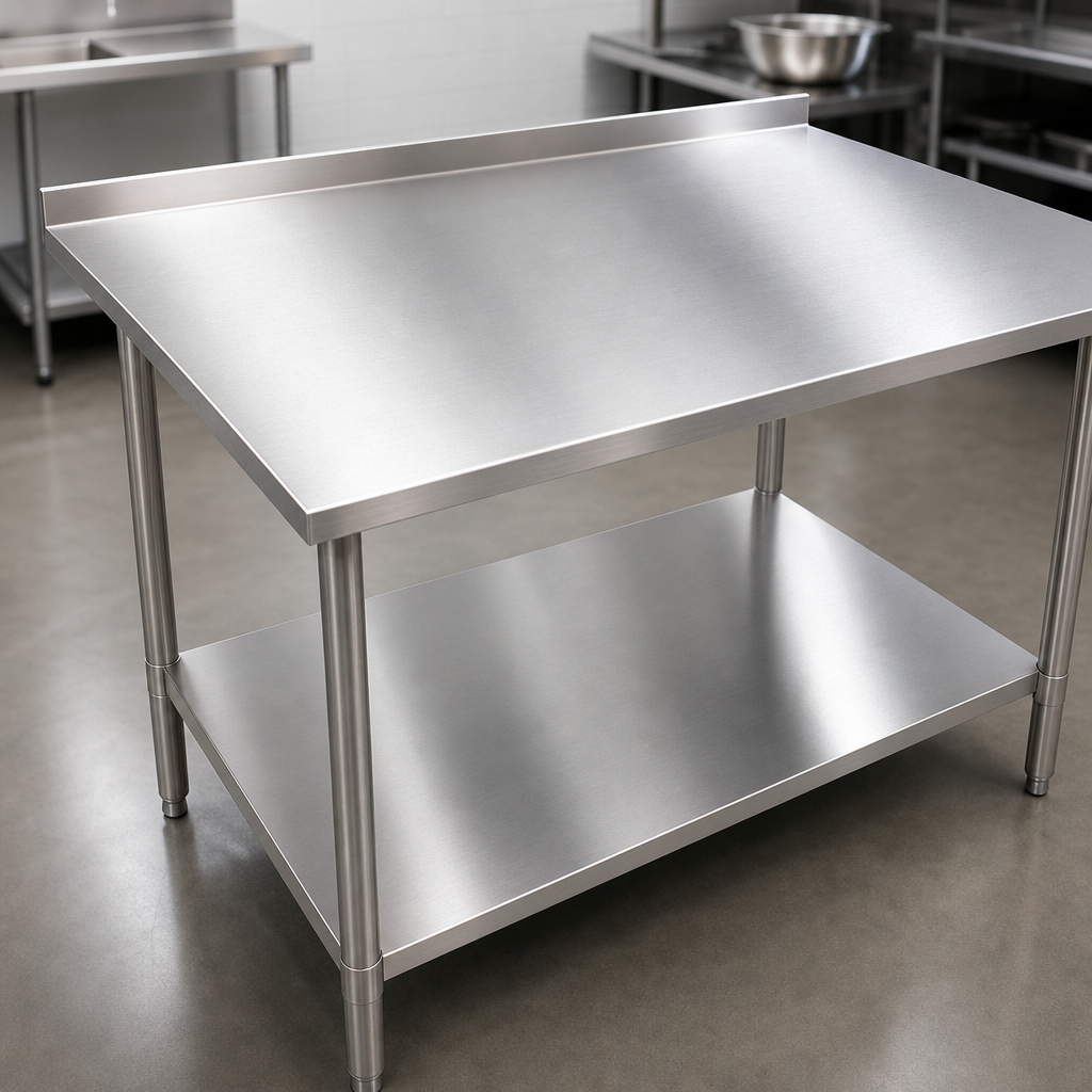 16-Gauge Stainless Steel Top
