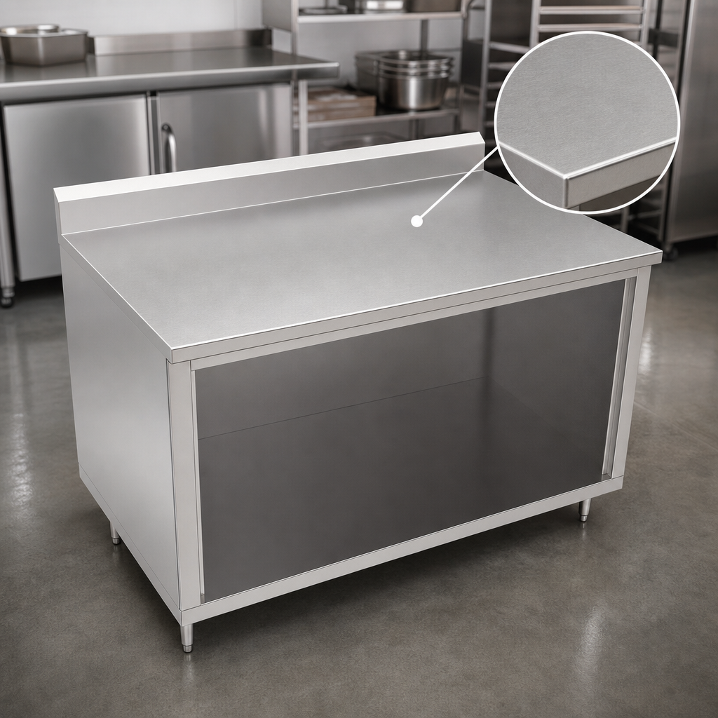 16-Gauge 300-Series Stainless Steel Top