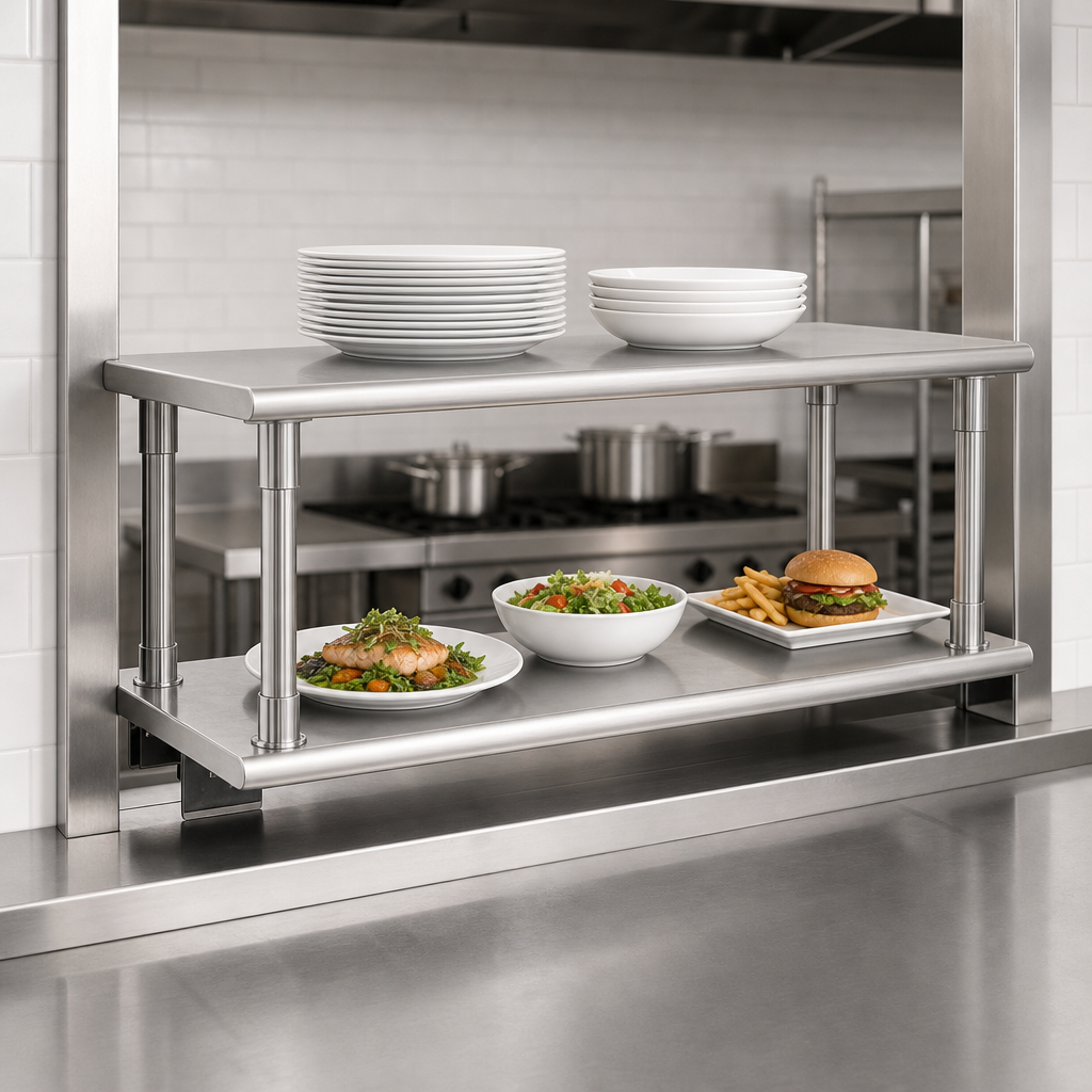 Pass-Thru Shelf with Overshelf