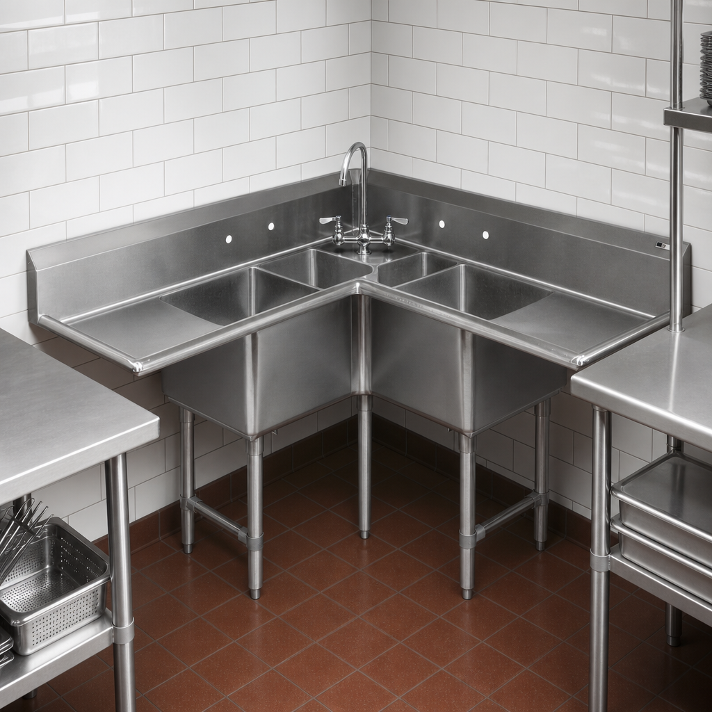 Corner Sink Layout