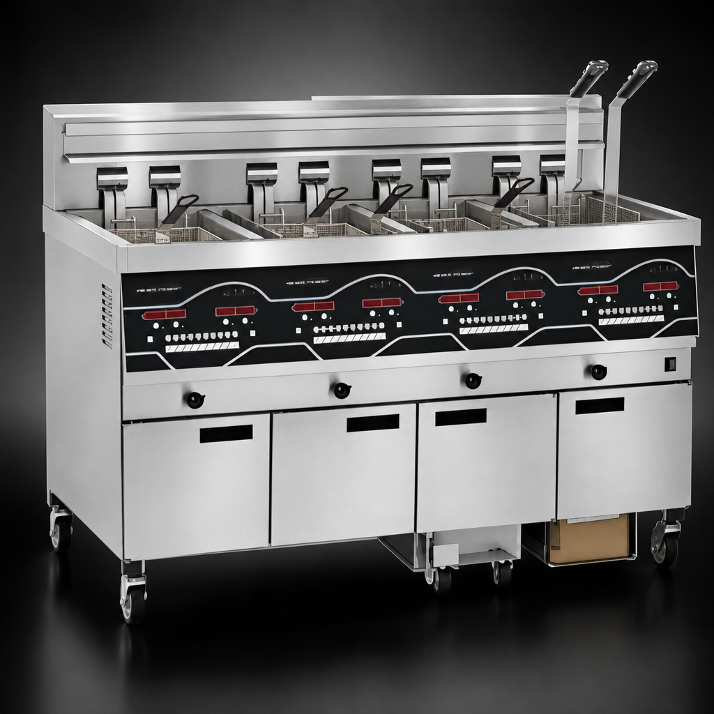 Four-Well Open Fryer