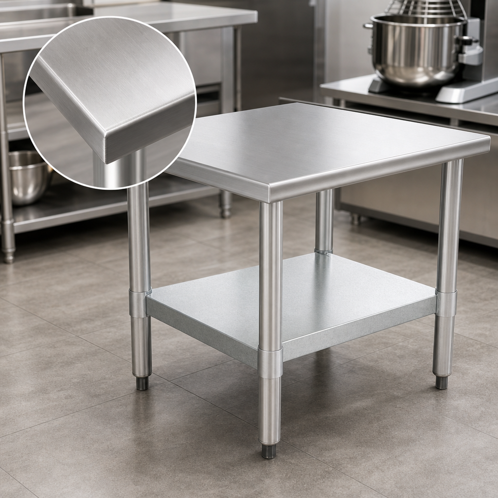 16-Gauge Stainless Steel Top