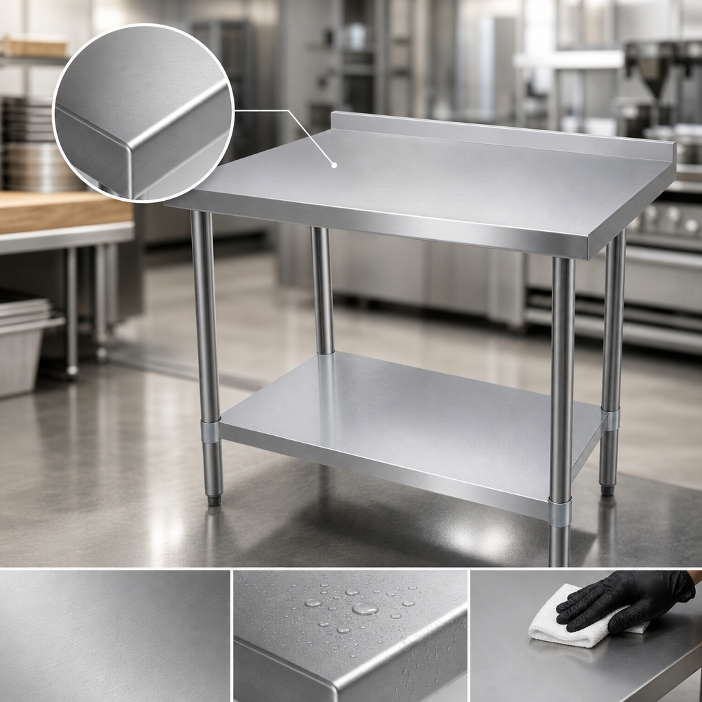 18-Gauge 430 Stainless Steel Top