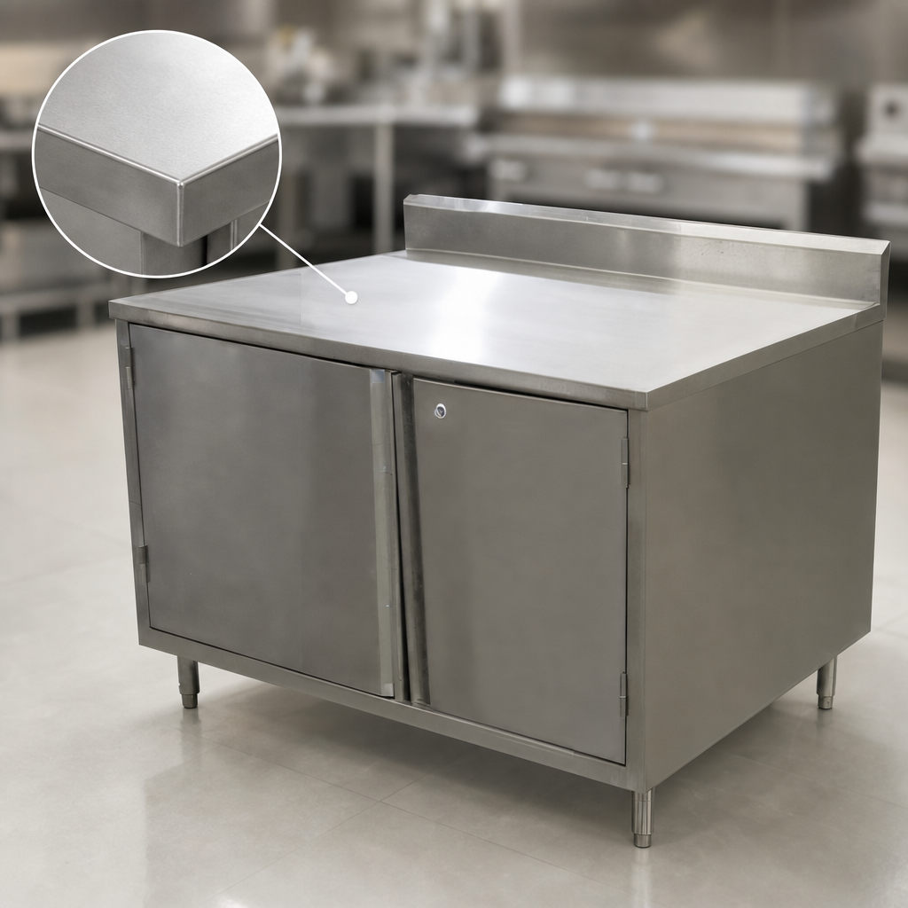 14-Gauge 304 Stainless Steel Top