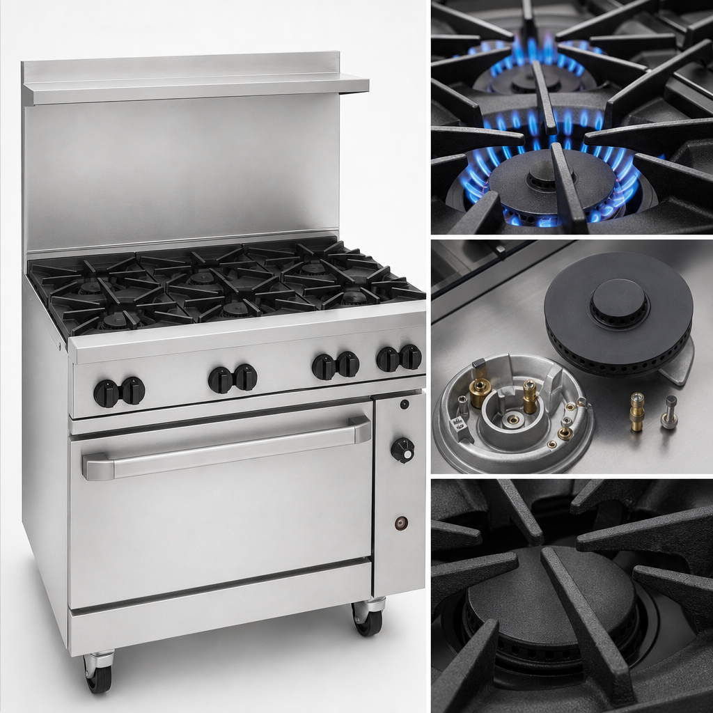 Open Burner Cooktop