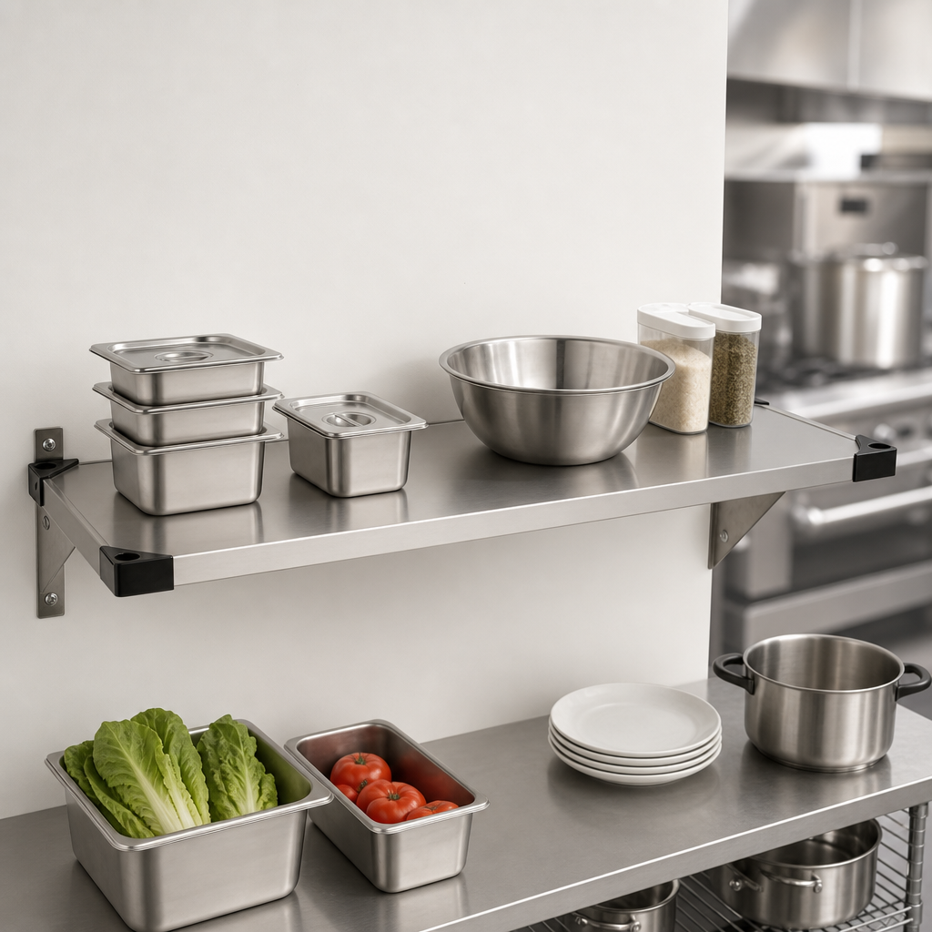 Flat Solid Shelf Surface