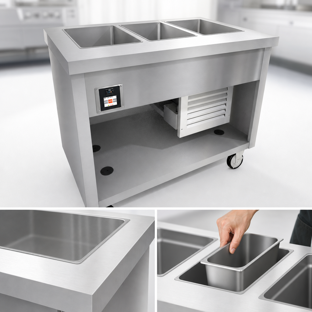 Flush Mount Cold Pan