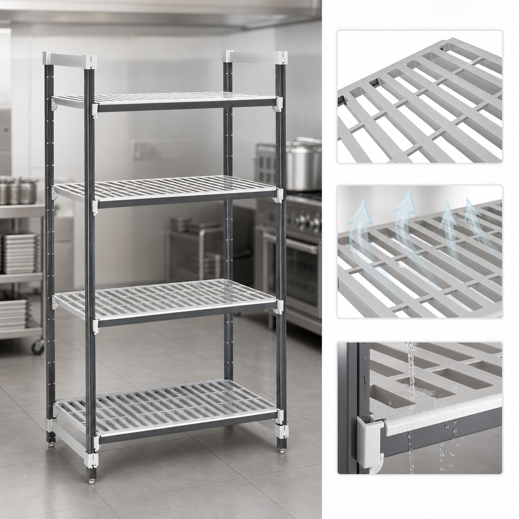 Vented Reinforced Shelf Plates