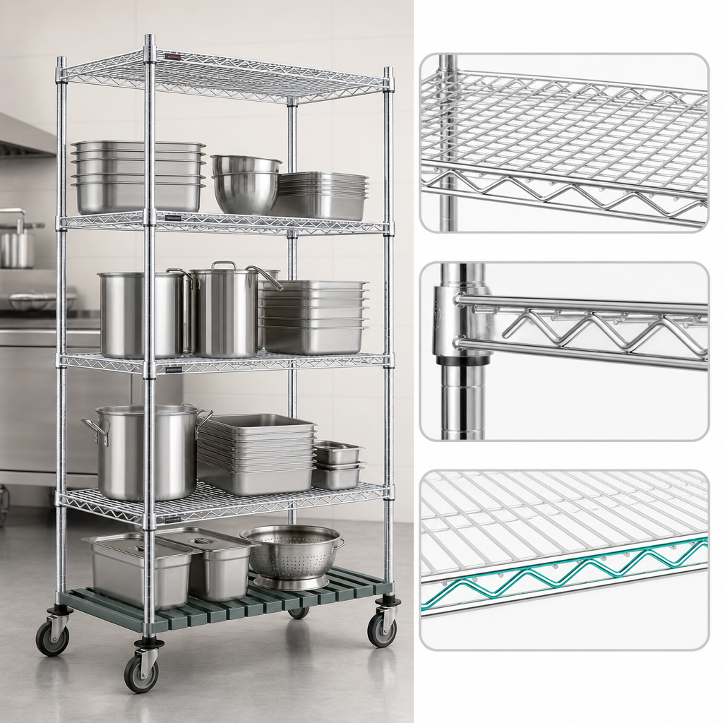 Patented QuadTruss Shelves