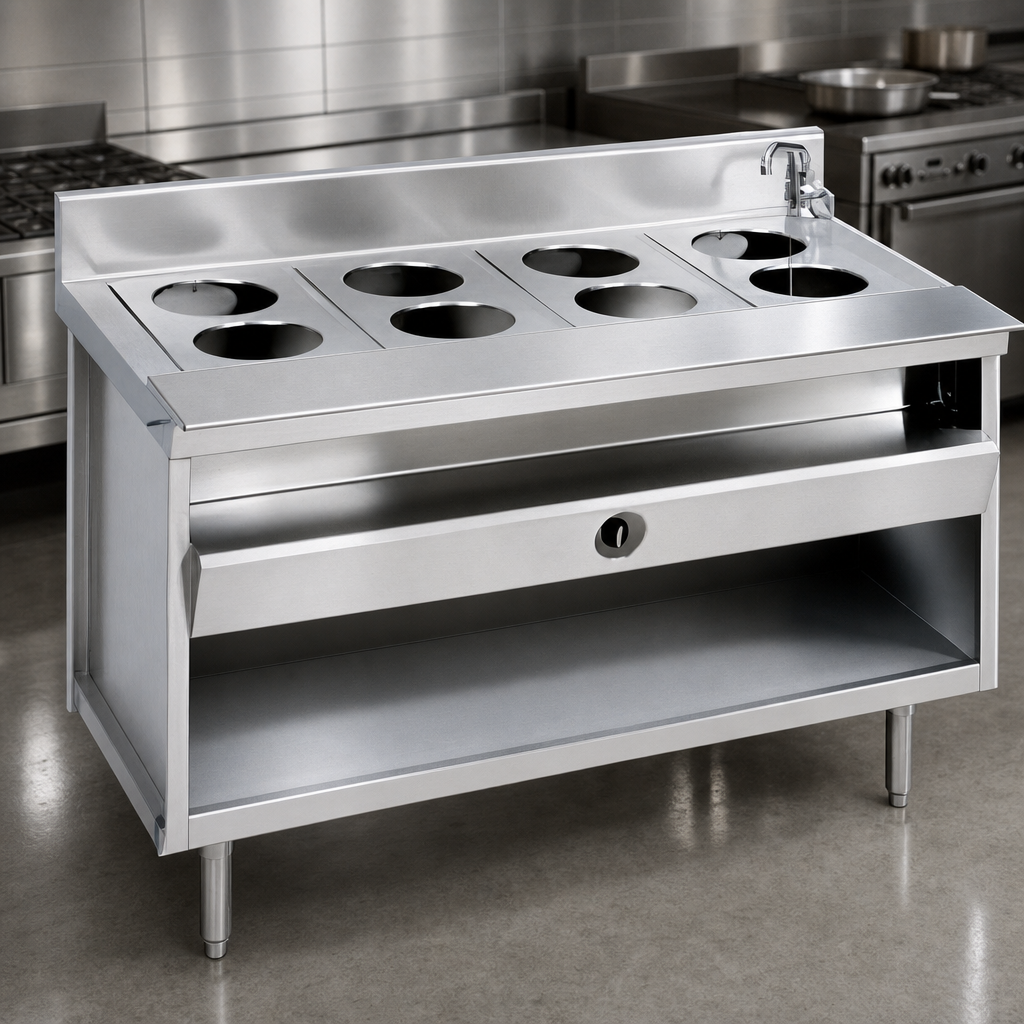 Heavy-Duty Stainless Steel Construction