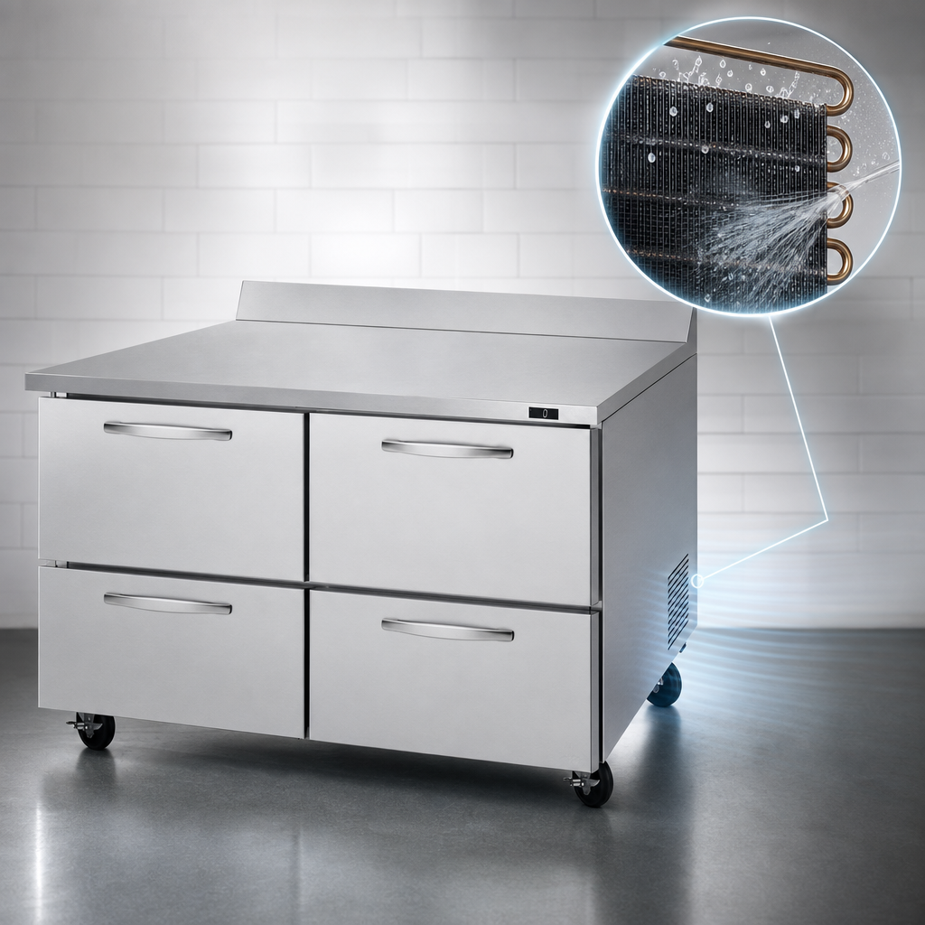 Self-Cleaning Condenser