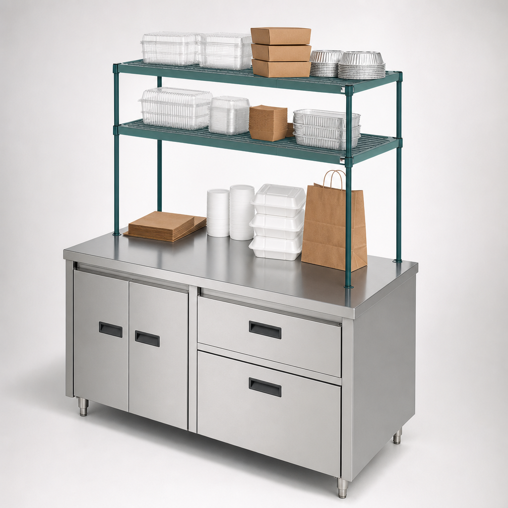 Two Overhead Shelves