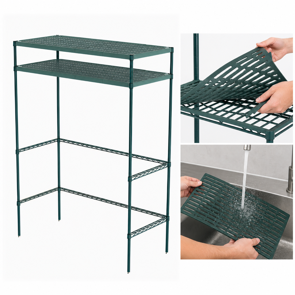 Removable Polymer Shelf Mats