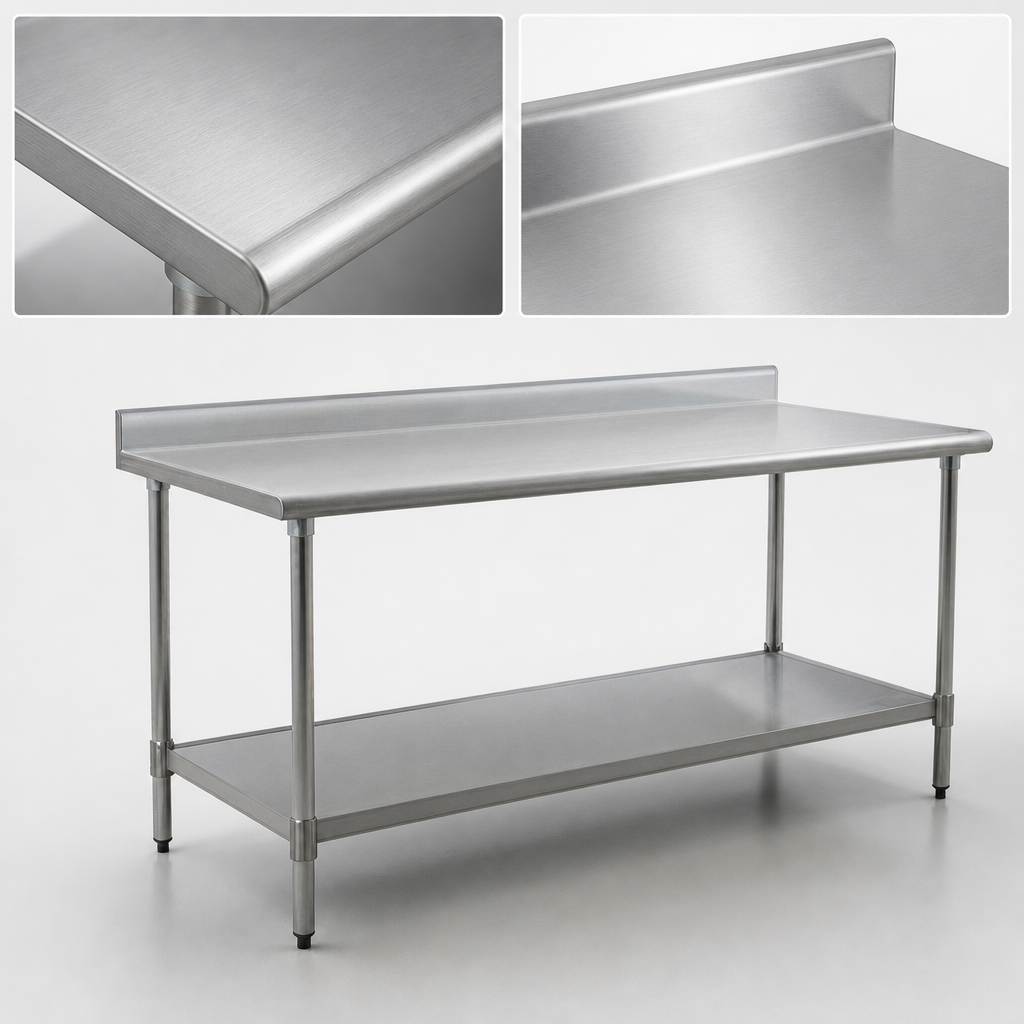 16 Gauge 300 Series Stainless Steel Top