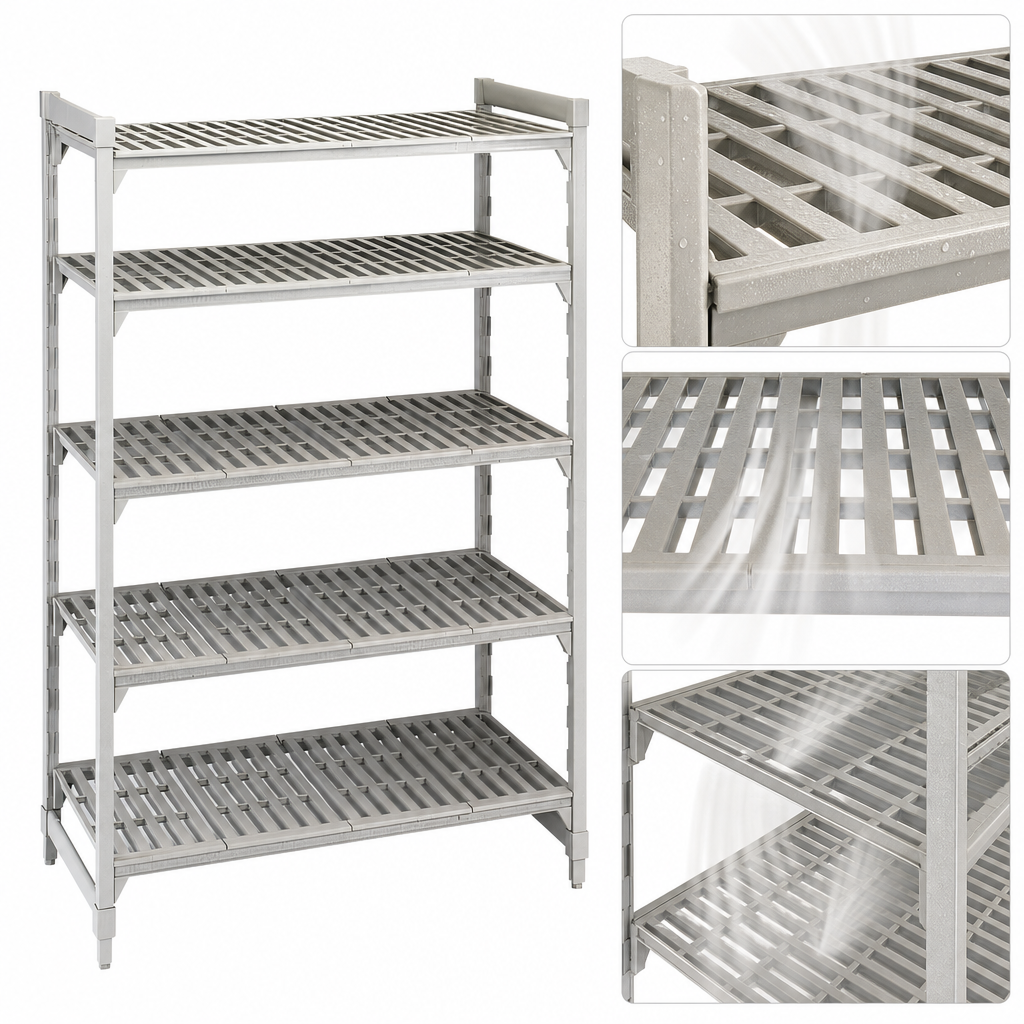 Five Vented Shelf Plates