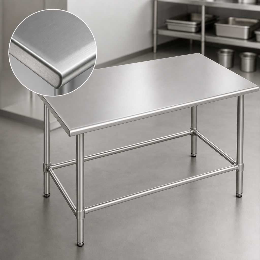 Reinforced Stainless Steel Top