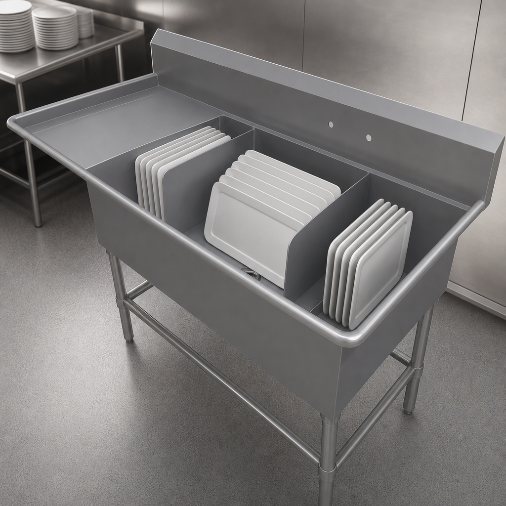 Three-Compartment Platter Configuration
