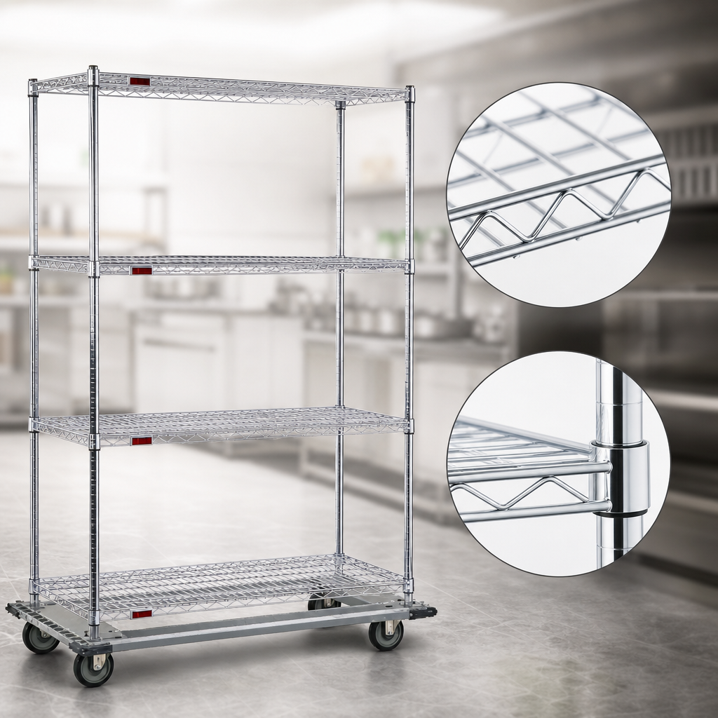 Patented QuadTruss® Shelf Design