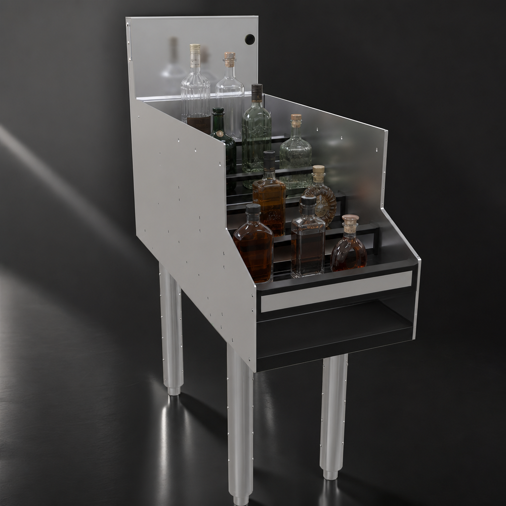 Five Bottle Storage Levels