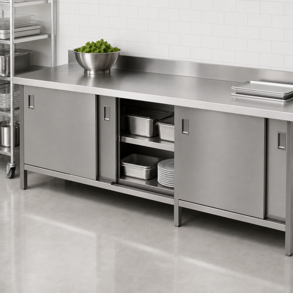 Sliding Door Cabinet Base