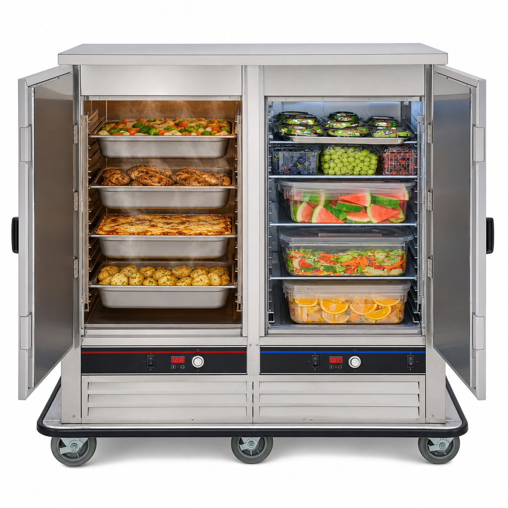 Dual-Temperature Split Cabinet