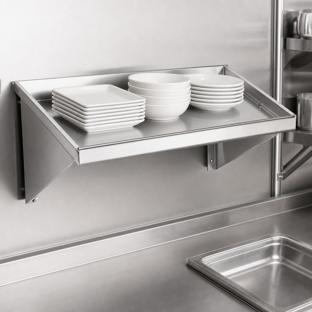 Slanted Wall Shelf Design