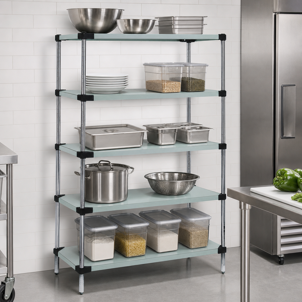 Five Solid Shelves