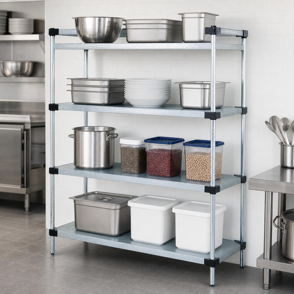 4 Solid Shelves