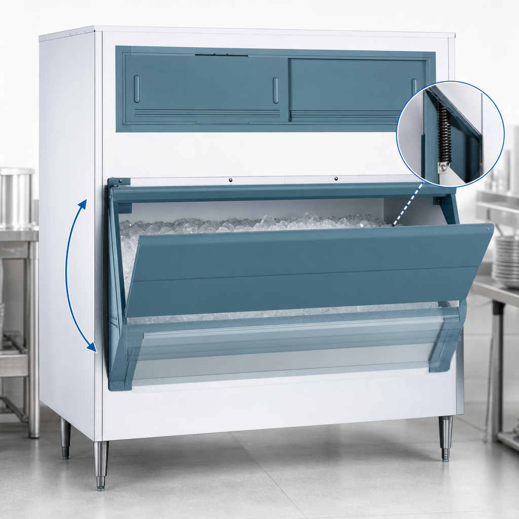 Spring-Loaded Top Door