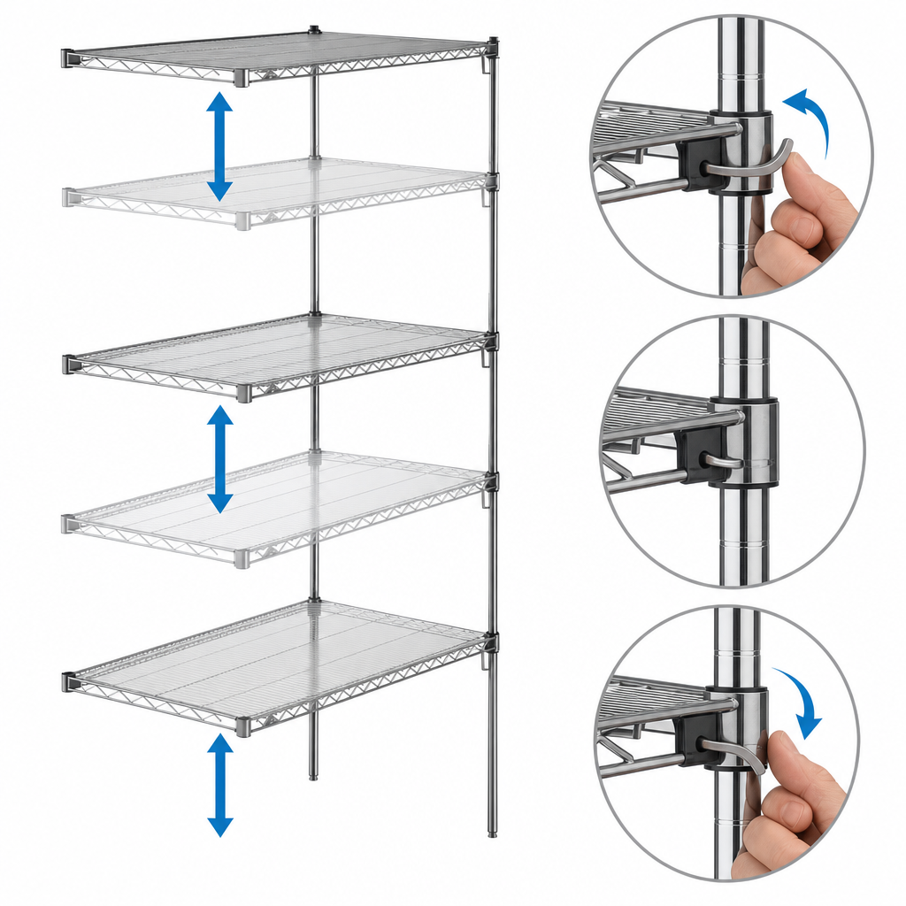 Super Adjustable Shelf Design
