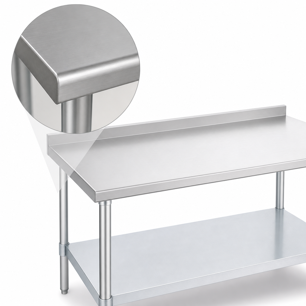 18-Gauge Stainless Steel Top