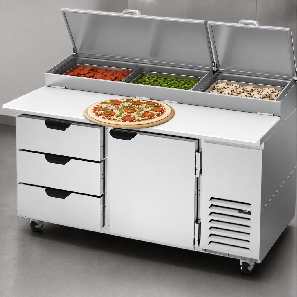 Three Full-Size Pan Top