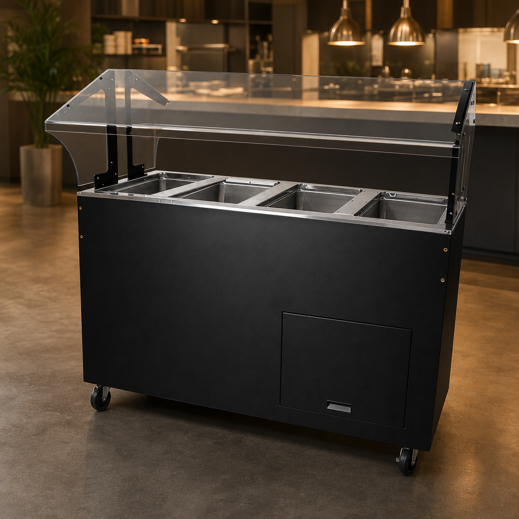 Matte Black Vinyl-Clad Steel Body