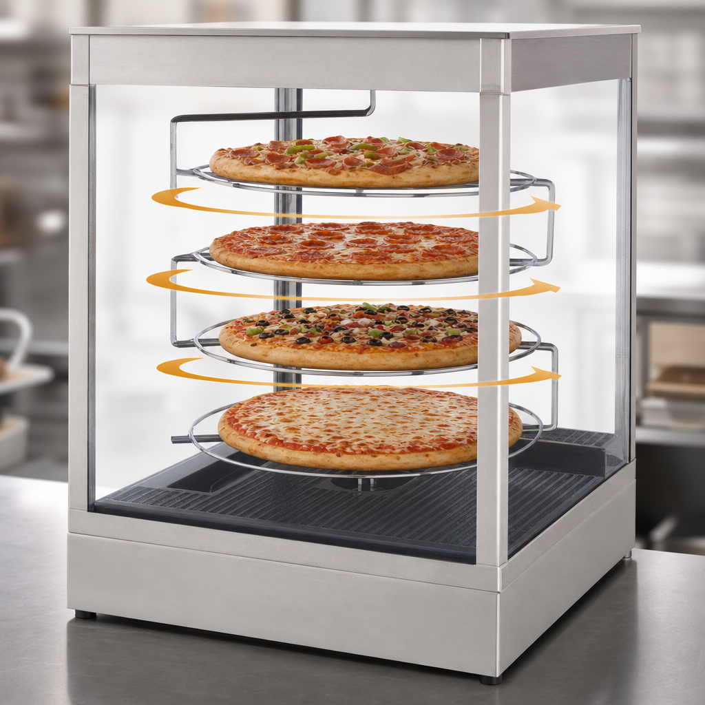 Revolving Four-Tier Rack