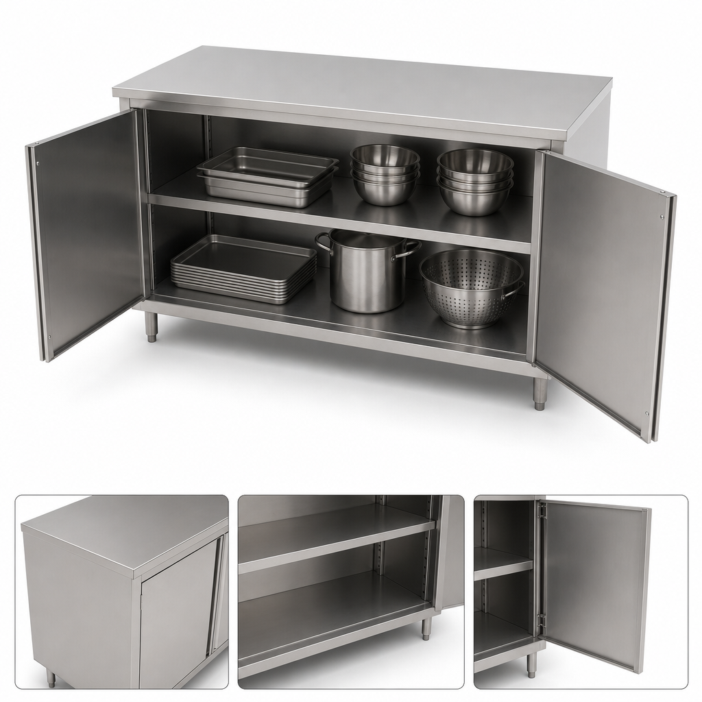 Cabinet Base with Hinged Doors