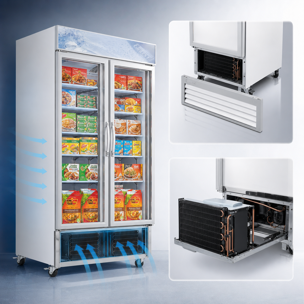Bottom-Mounted Self-Contained Refrigeration