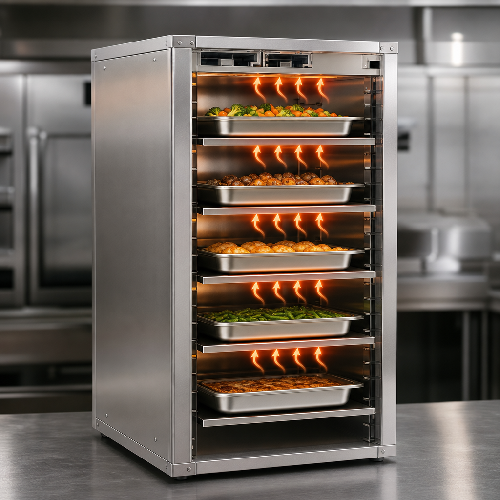 Five Individually Heated Shelves
