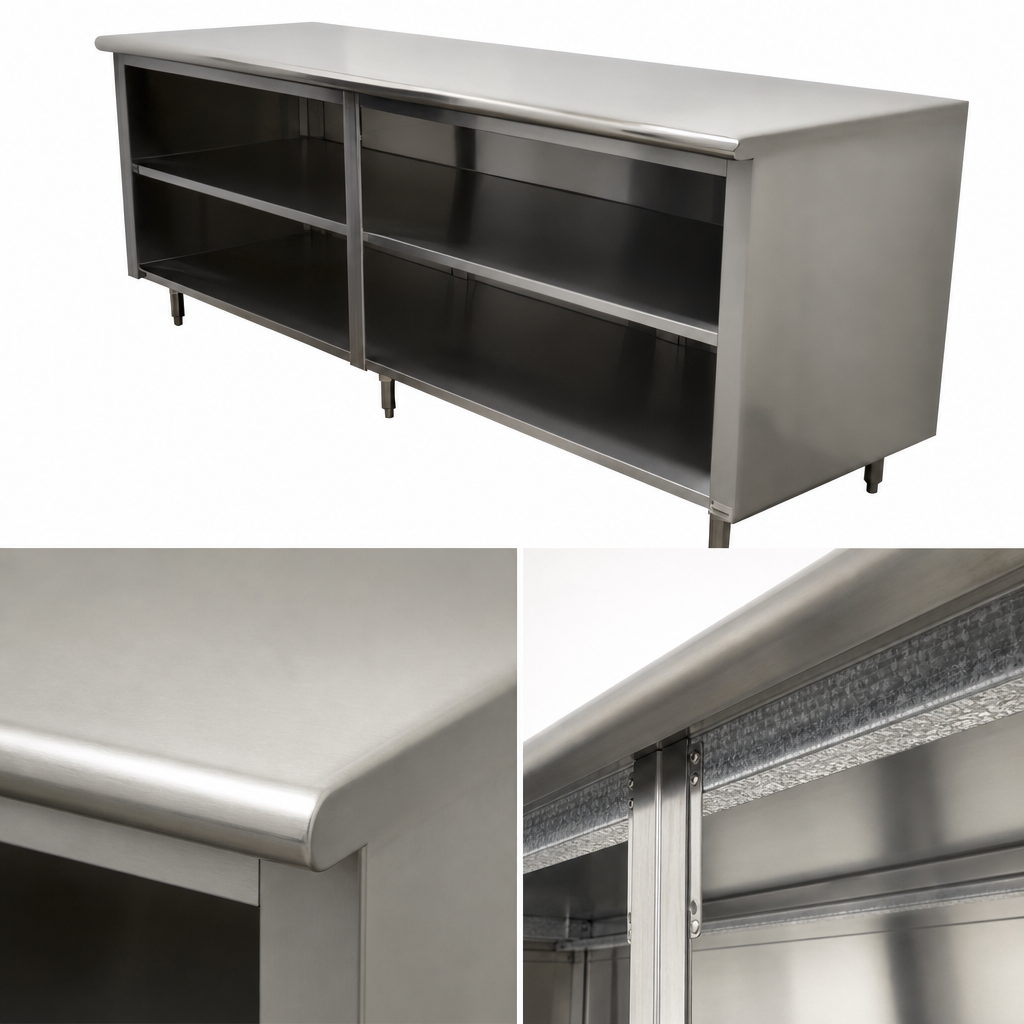16 Gauge 304 Stainless Steel Top