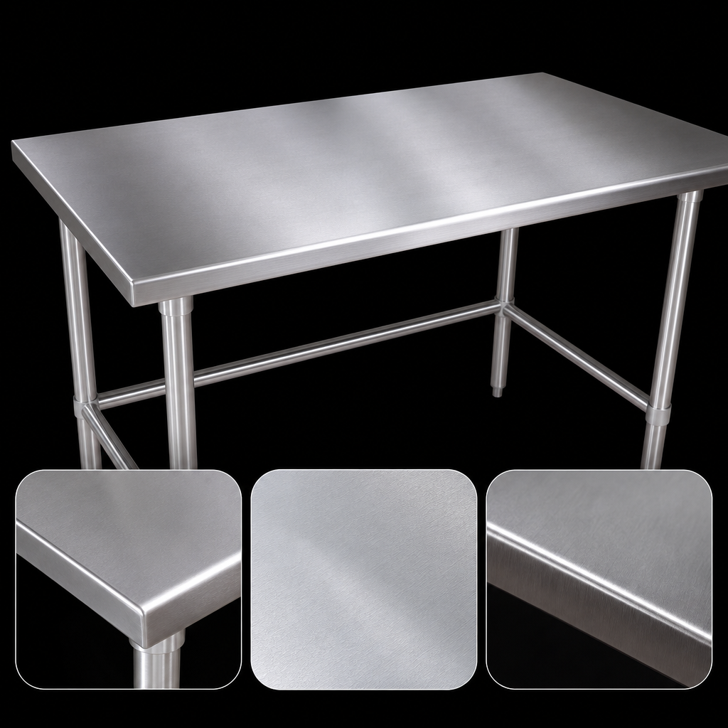 14-Gauge Stainless Steel Top