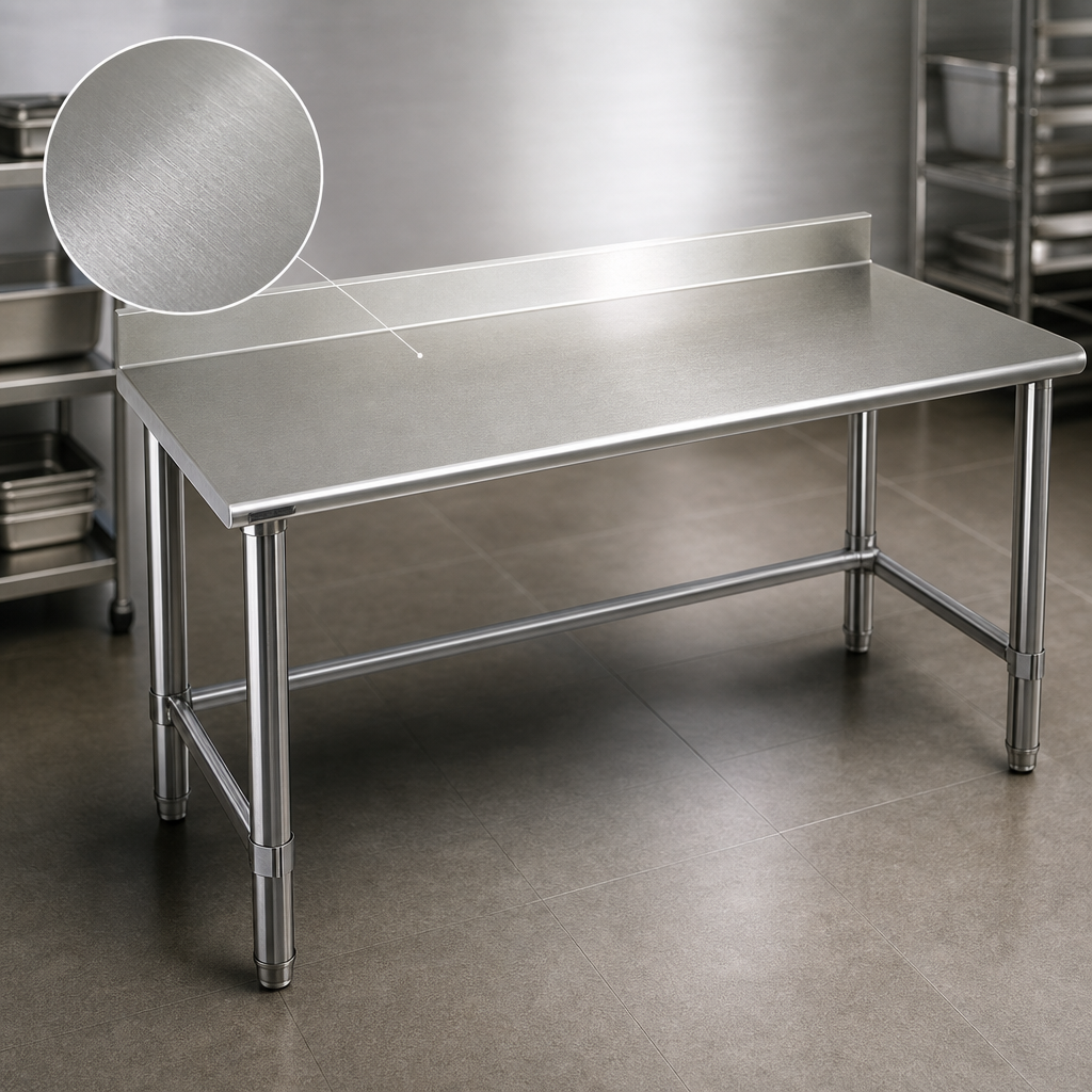 16-Gauge 300-Series Stainless Steel Top