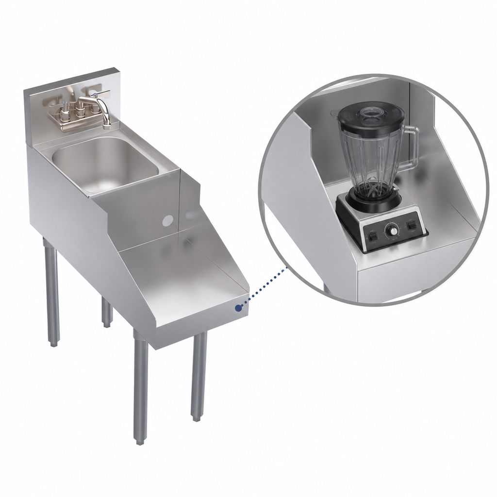 Recessed Blender Shelf