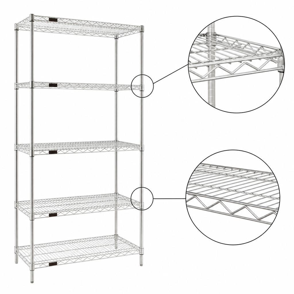Patented QuadTruss® Shelves